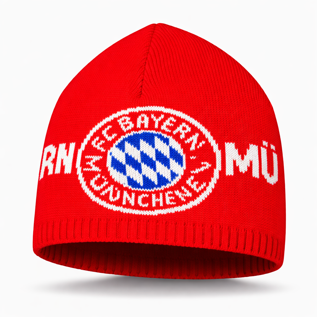 Pletena kapa Bayern München, rdeča