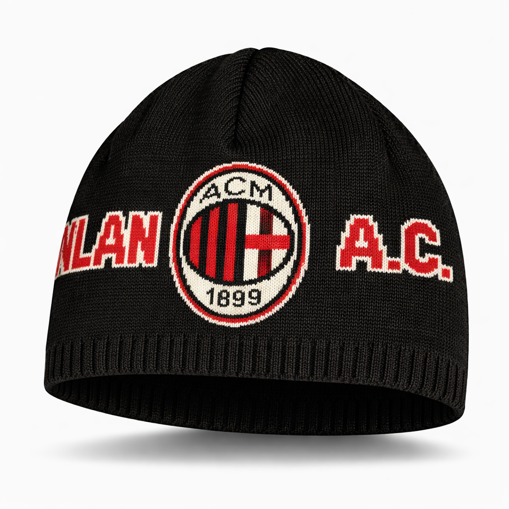 Pletena kapa Milan, črna