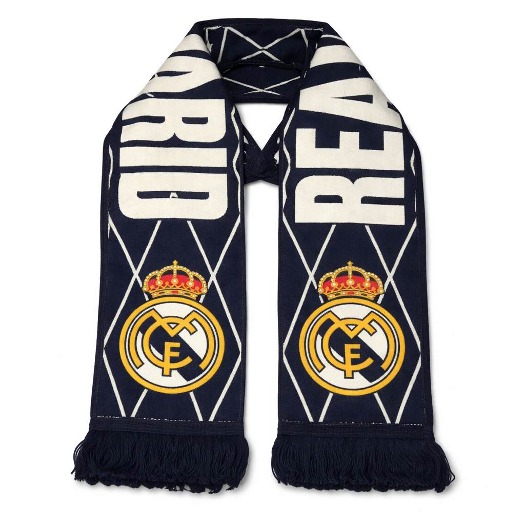Real Madrid pleteni šal, črn