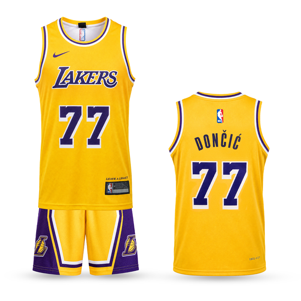 LA Lakers Otroški Košarkarski Komplet, Dončić. 26/27, Rumena