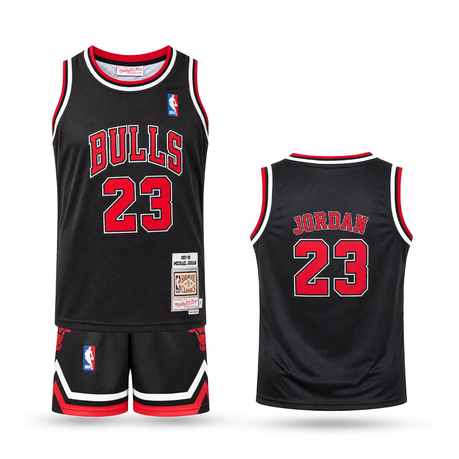 Chicago Bulls Otroški Retro Košarkarski Komplet, Jordan. Retro