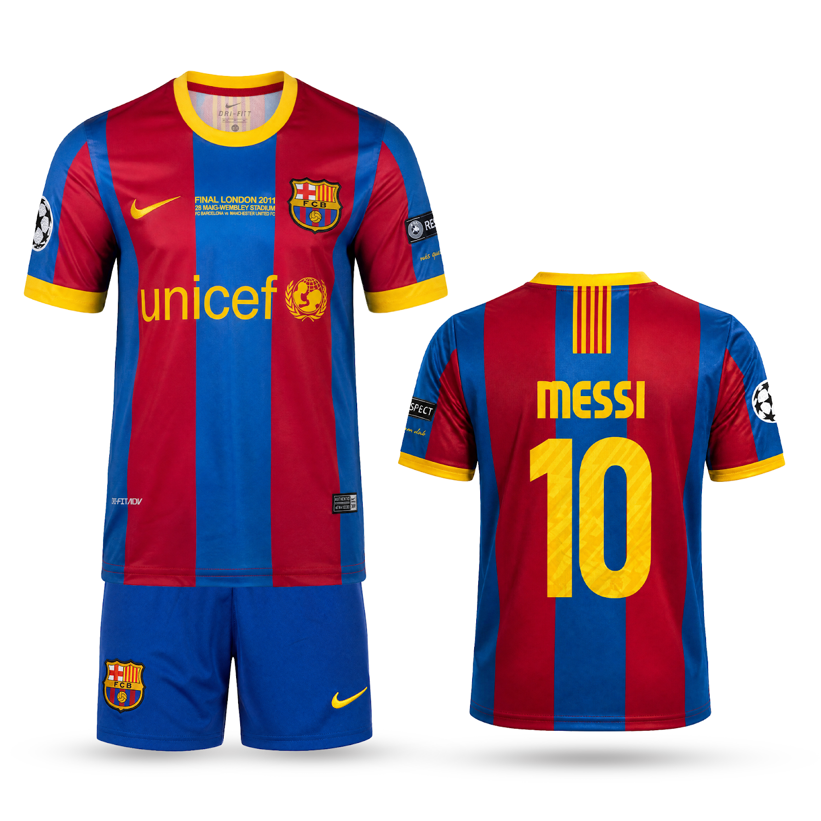 Otroški komplet Barcelona, Messi. Finale Lige prvakov 2011