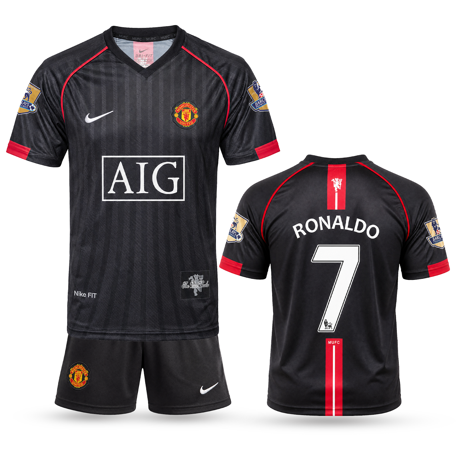 Otroški gostujoči komplet Manchester United, Ronaldo. Classic 07/08