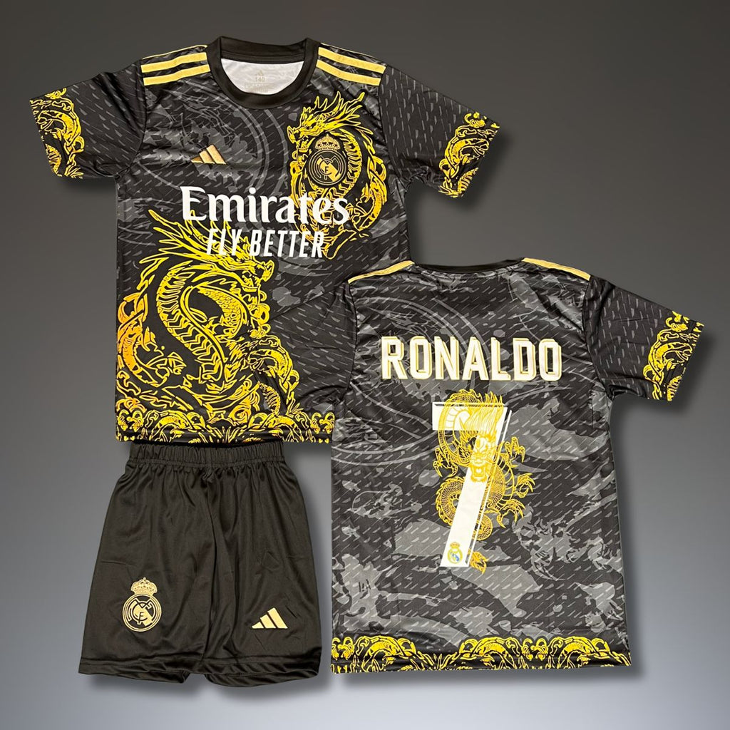 Otroški komplet Real Madrid, Ronaldo. Črni zmaj izdaja 2025