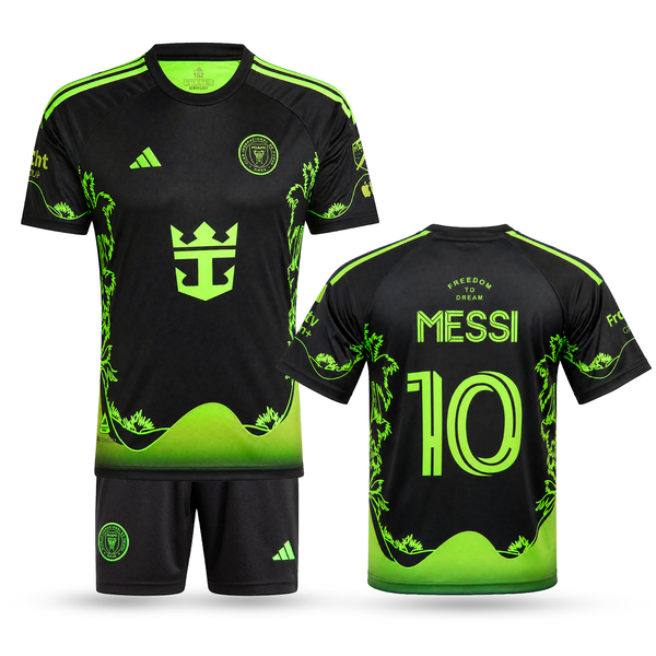 Otroški fluorescenčni komplet Inter Miami, Messi. Neonska izdaja 2025