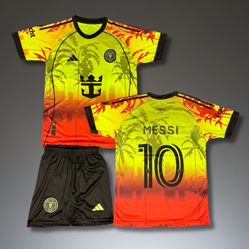 Otroški fluorescenčni komplet Inter Miami, Messi. Neonska izdaja 2025