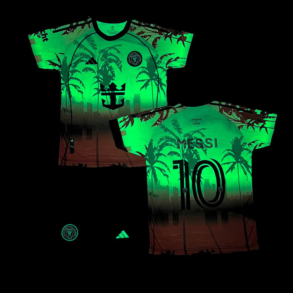 Otroški fluorescenčni komplet Inter Miami, Messi. Neonska izdaja 2025