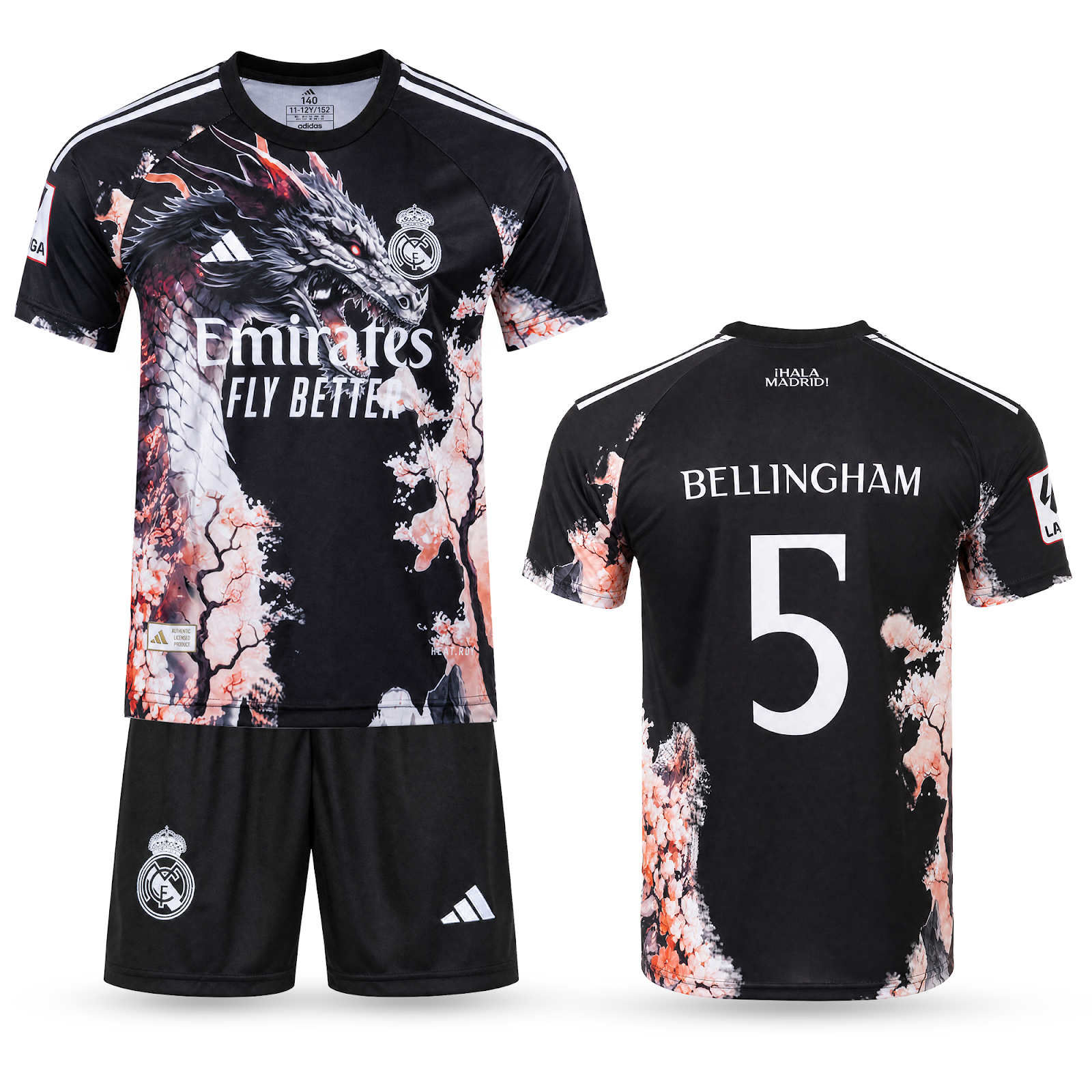 Otroški komplet Real Madrid, Bellingham. Oranžna izdaja zmaja, 2025