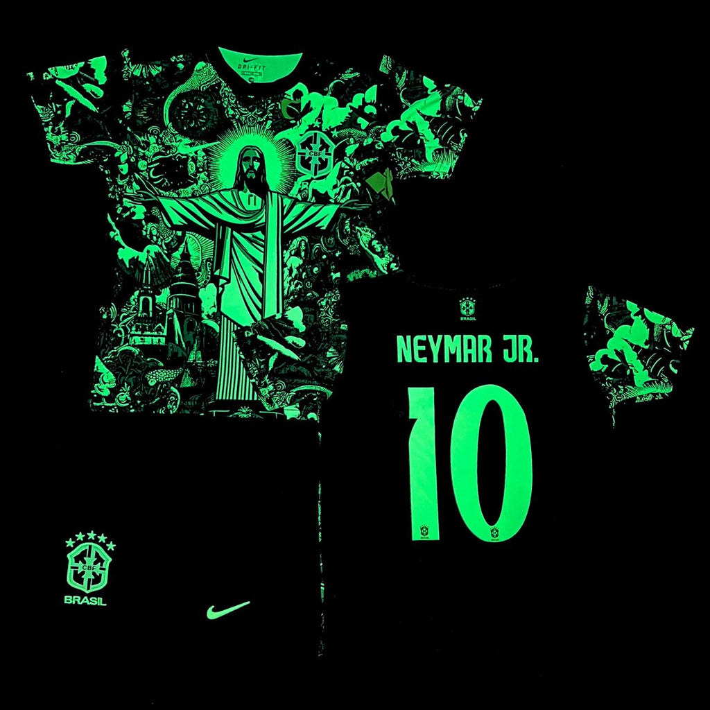 Otroški fluorescenčni komplet Brasil, Neymar. Neonsko zelena izdaja 2025