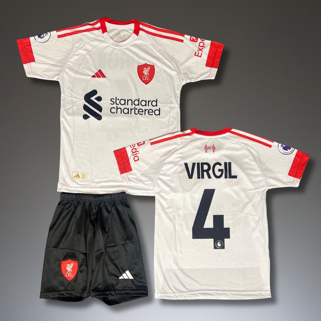 Otroški gostujoči komplet Liverpool, Virgil. Projekt 25/26