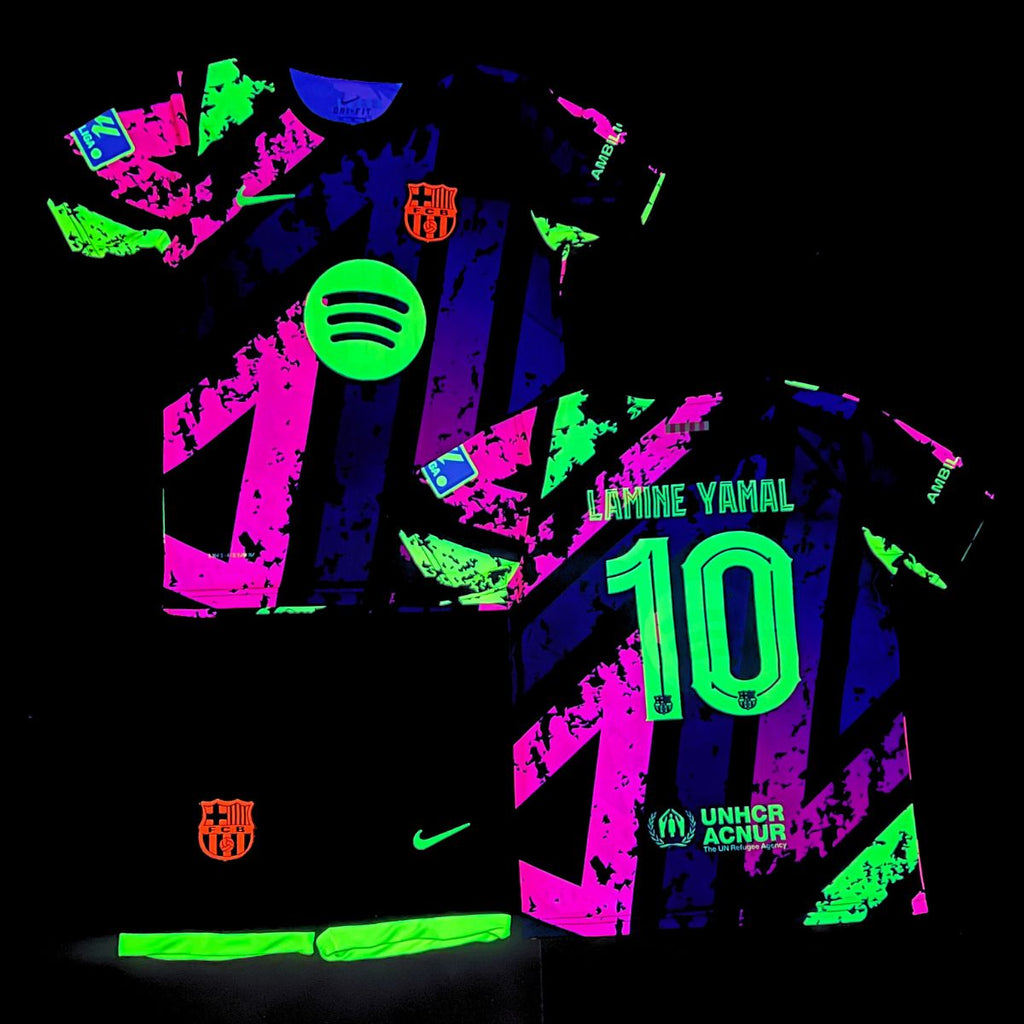 Otroški fluorescenčni komplet Barcelona, Yamal. Barvita neonska izdaja