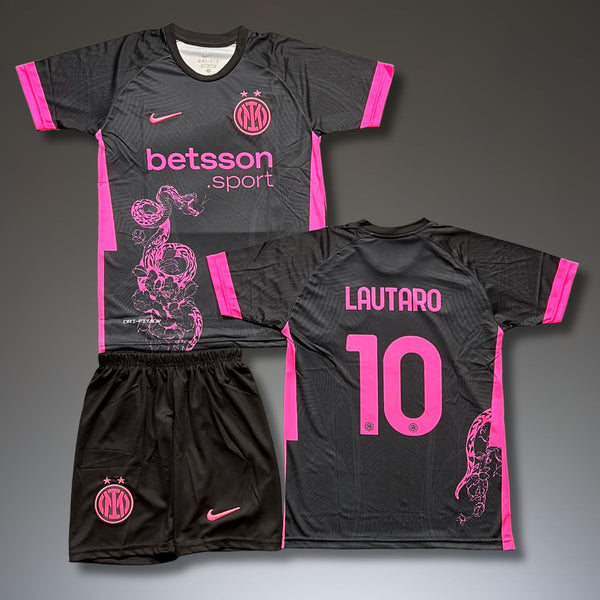 Otroški fluorescenčni komplet Inter, Lautaro. Neon roza kačja izdaja