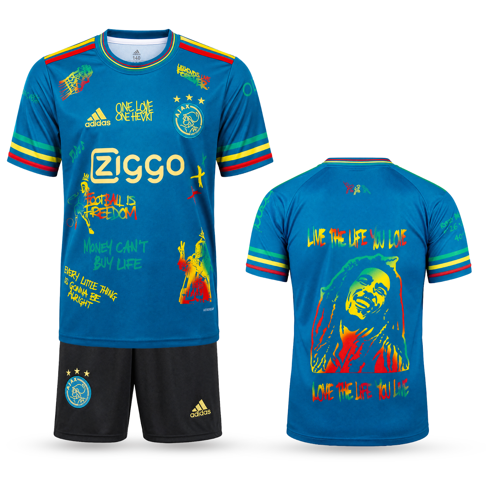 Otroški komplet Ajax. Zelena izdaja Bob Marley