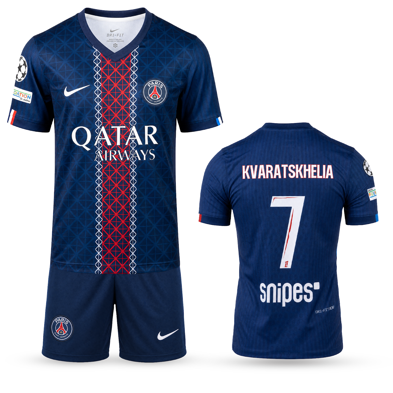 Otroški komplet PSG, Kvaratskhelia. 25/26