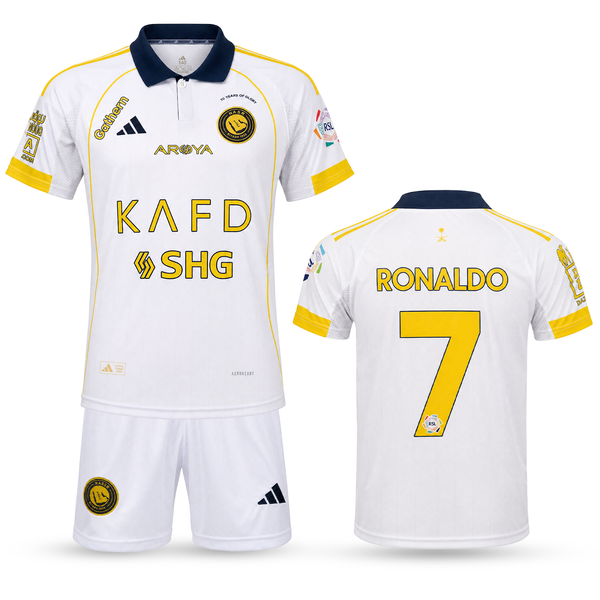 Otroški tretji komplet Al-Nassr, Ronaldo. 25/26