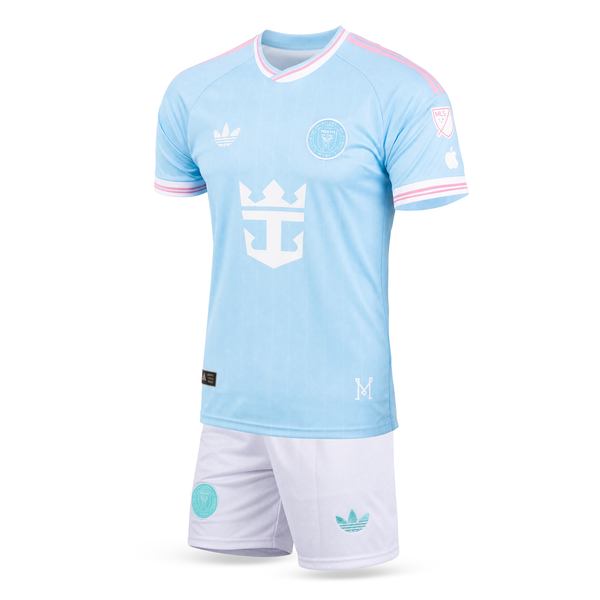 Otroški komplet Inter Miami, Messi. Posebna svetlo modra izdaja