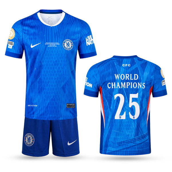 Otroški komplet Chelsea. Svetovni prvaki izdaja 2025