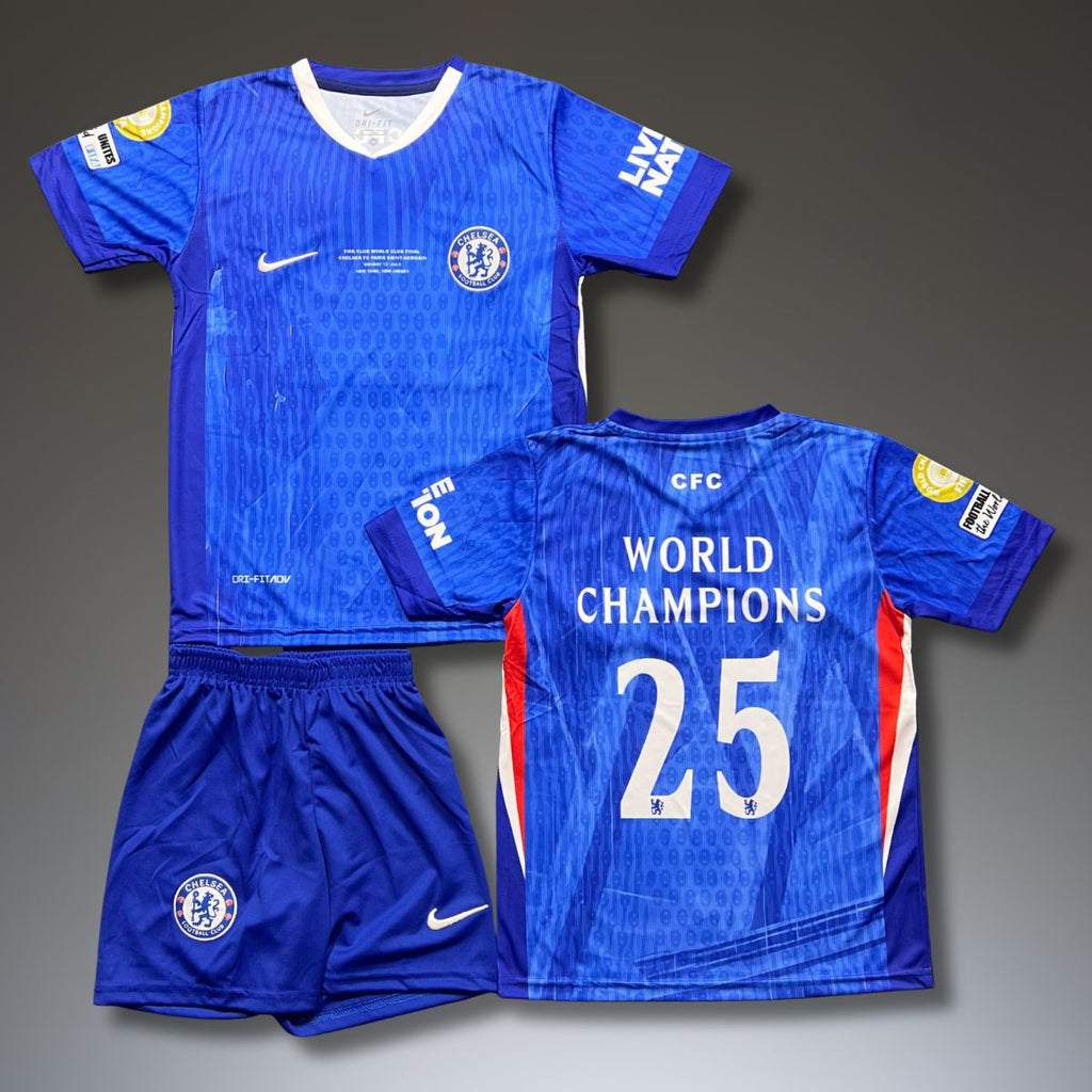 Otroški komplet Chelsea. Svetovni prvaki izdaja 2025