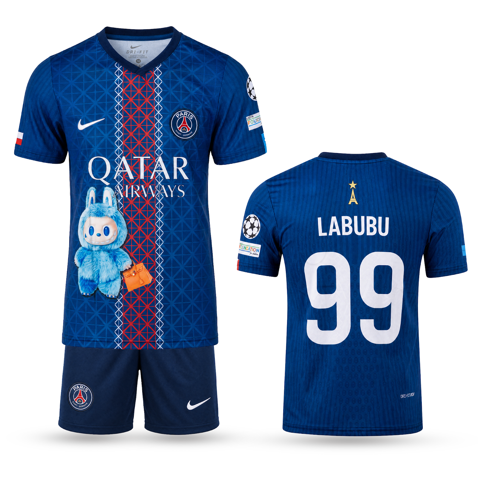 Otroški komplet PSG. Posebna izdaja Labubu