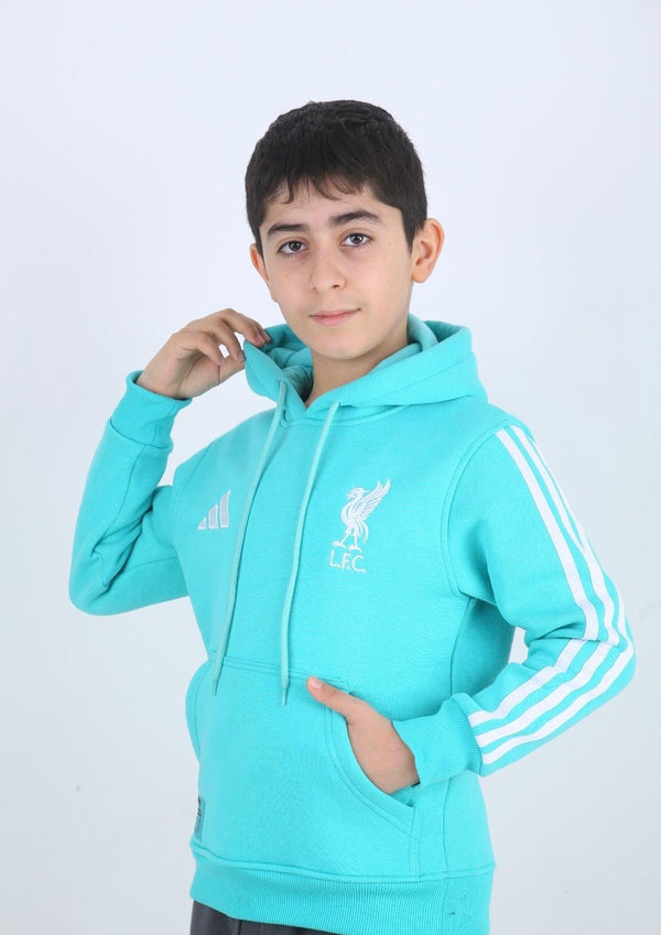 Liverpool Kids Hoodie, Turquoise