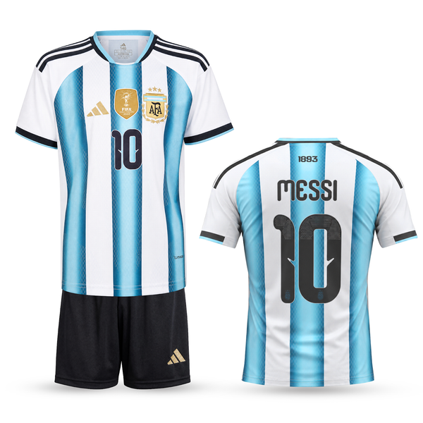 Argentina Otroški Nogometni Komplet, Messi. WC 2026