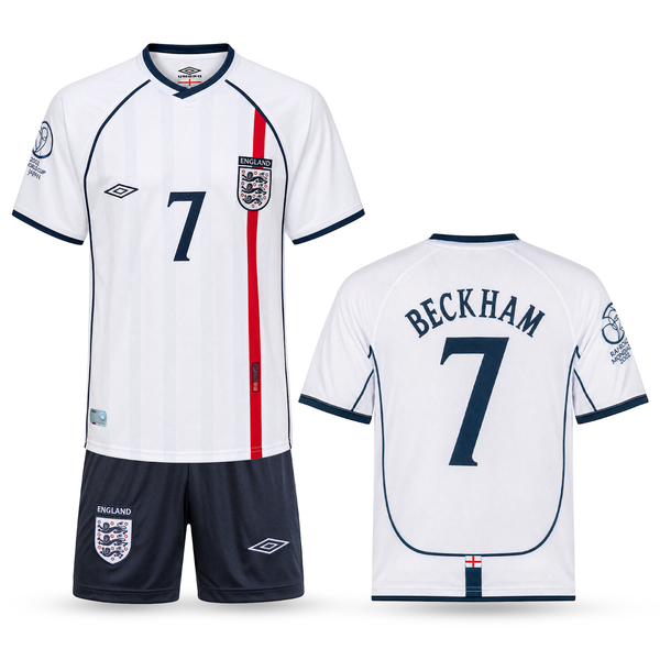 Anglija Otroški Retro Nogometni Komplet, Beckham. Retro
