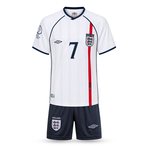 Anglija Otroški Retro Nogometni Komplet, Beckham. Retro