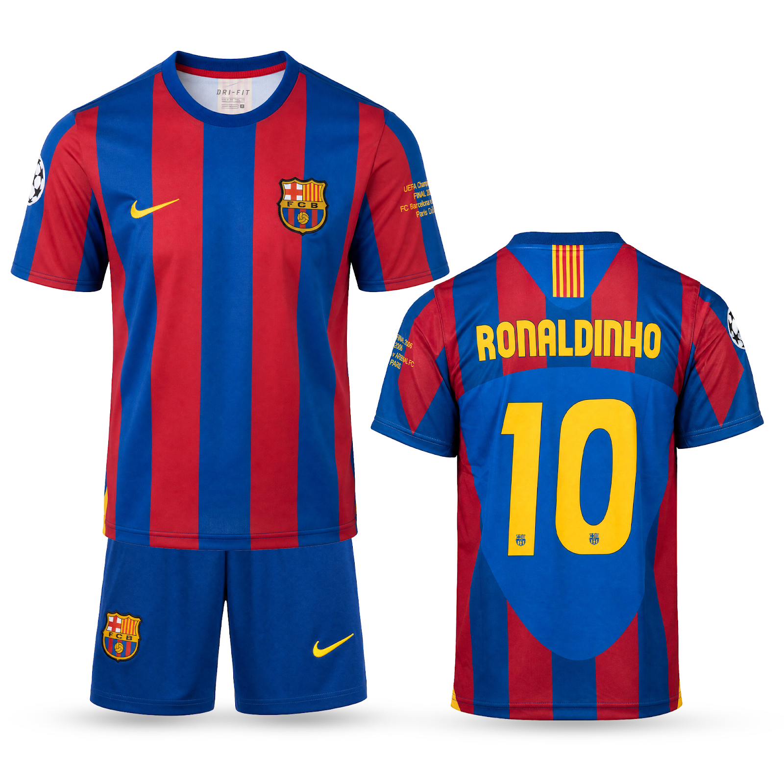 Barcelona Otroški Klasični Nogometni Komplet, Ronaldinho. 04/05