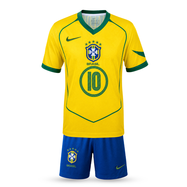 Brazil Otroški Nogometni Komplet, Ronaldinho. 2004