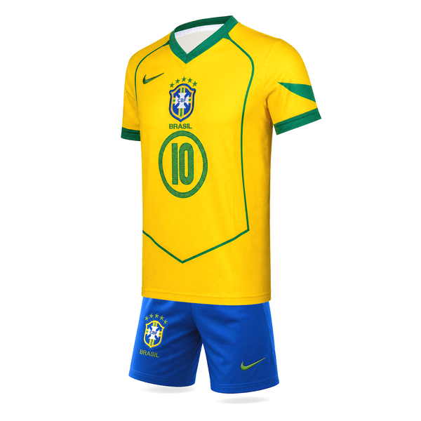 Brazil Otroški Nogometni Komplet, Ronaldinho. 2004