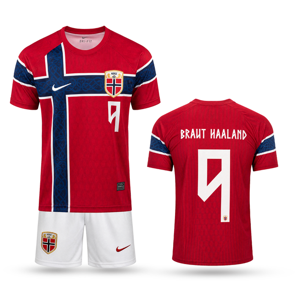 Norveška Otroški Nogometni Komplet, Haaland. World Cup 2026