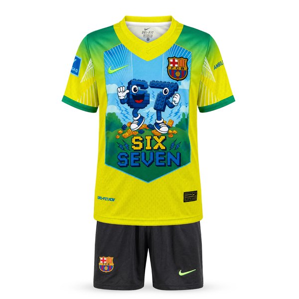Barcelona Otroški Nogometni Komplet, Yamal. Six Seven Edition
