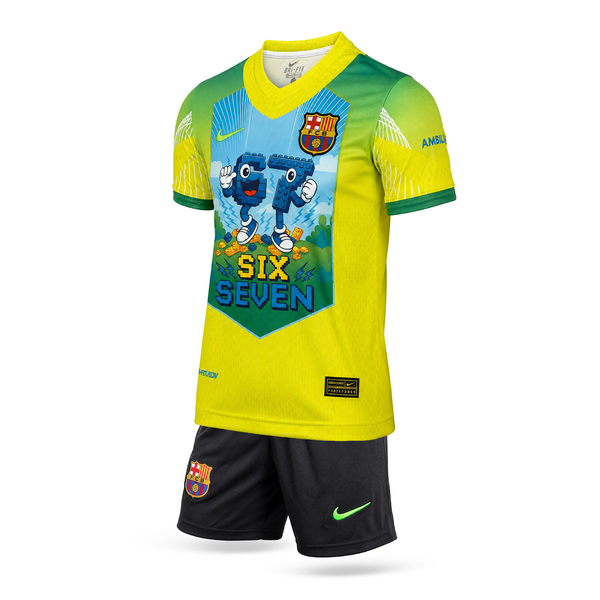 Barcelona Otroški Nogometni Komplet, Yamal. Six Seven Edition