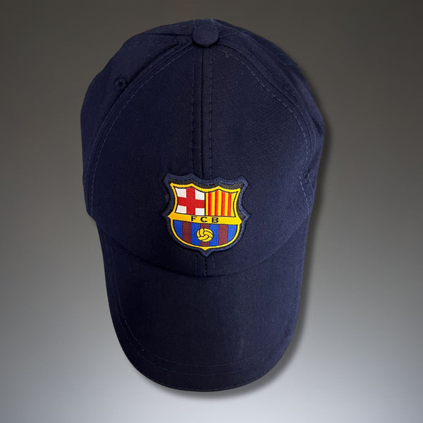 Kapa z grbom Barcelona, temno modra