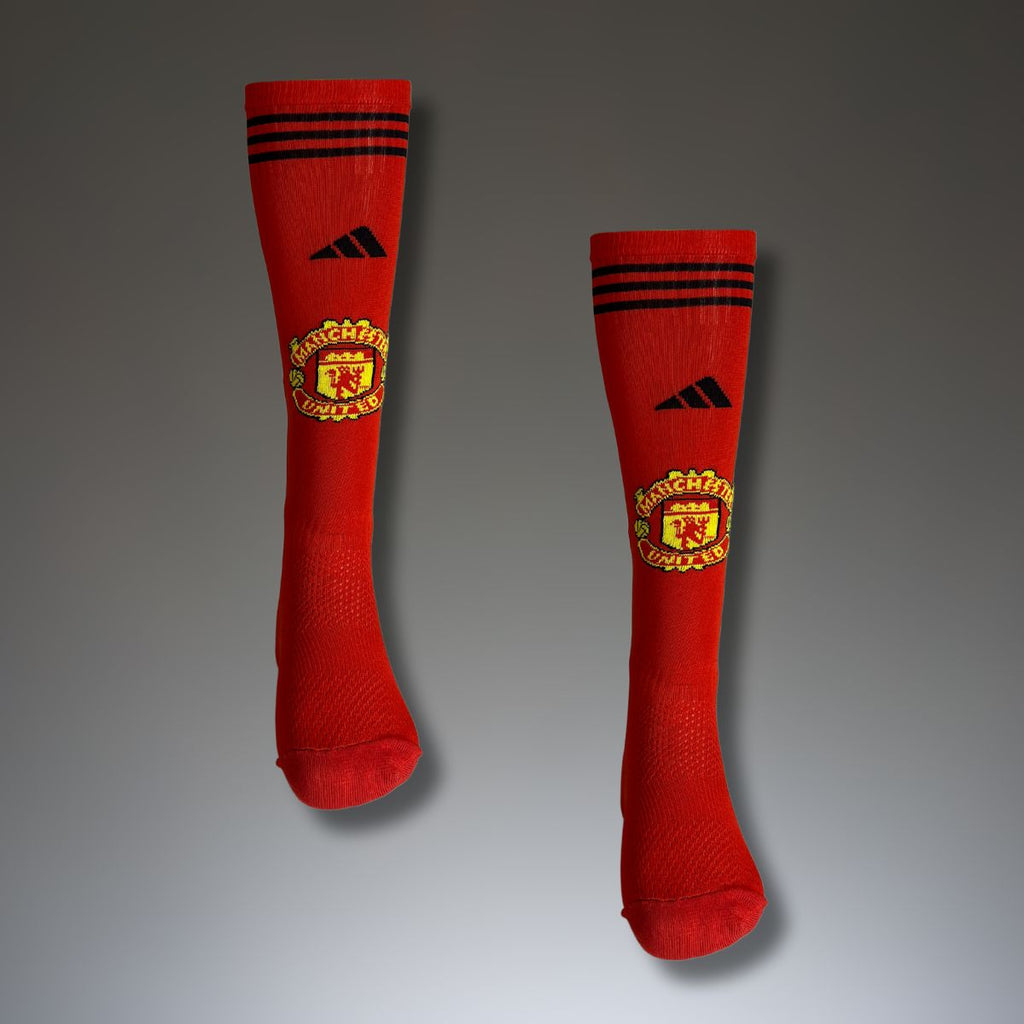 Nogometne nogavice, Manchester United, rdeče
