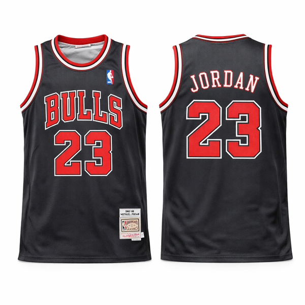 Chicago Bulls Moški Retro Košarkarski Dres, Jordan. Retro Hardwood Classics, Črn
