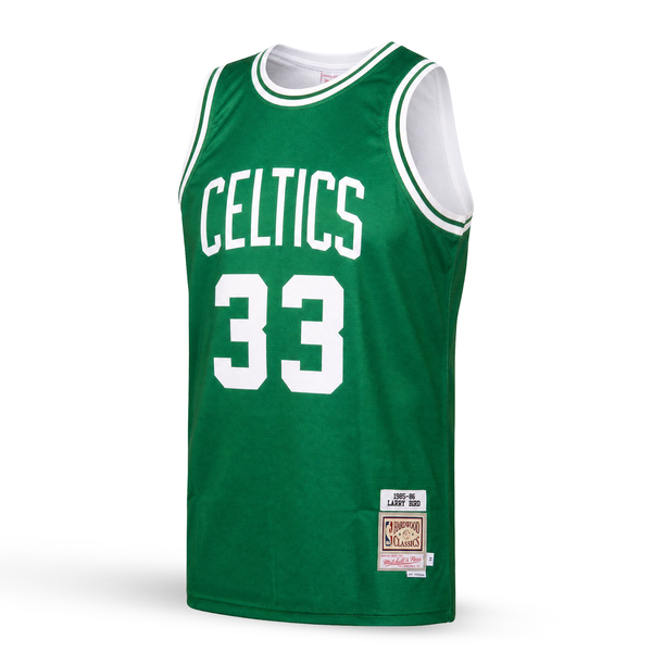 Boston Celtics Moški Retro Košarkarski Dres, Bird. Hardwood Classics, Zelen