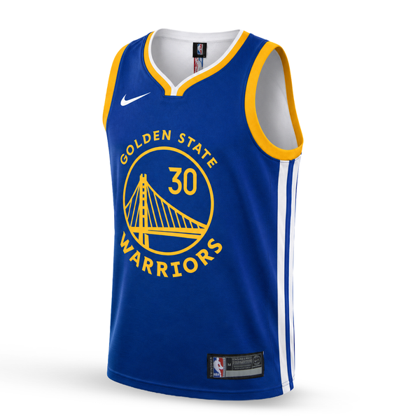 Golden State Warriors Moški Košarkarski Dres, Curry. Moder