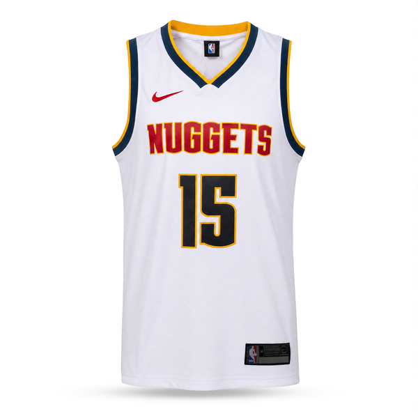Denver Nuggets Moški Košarkarski Dres, Jokić. Bel