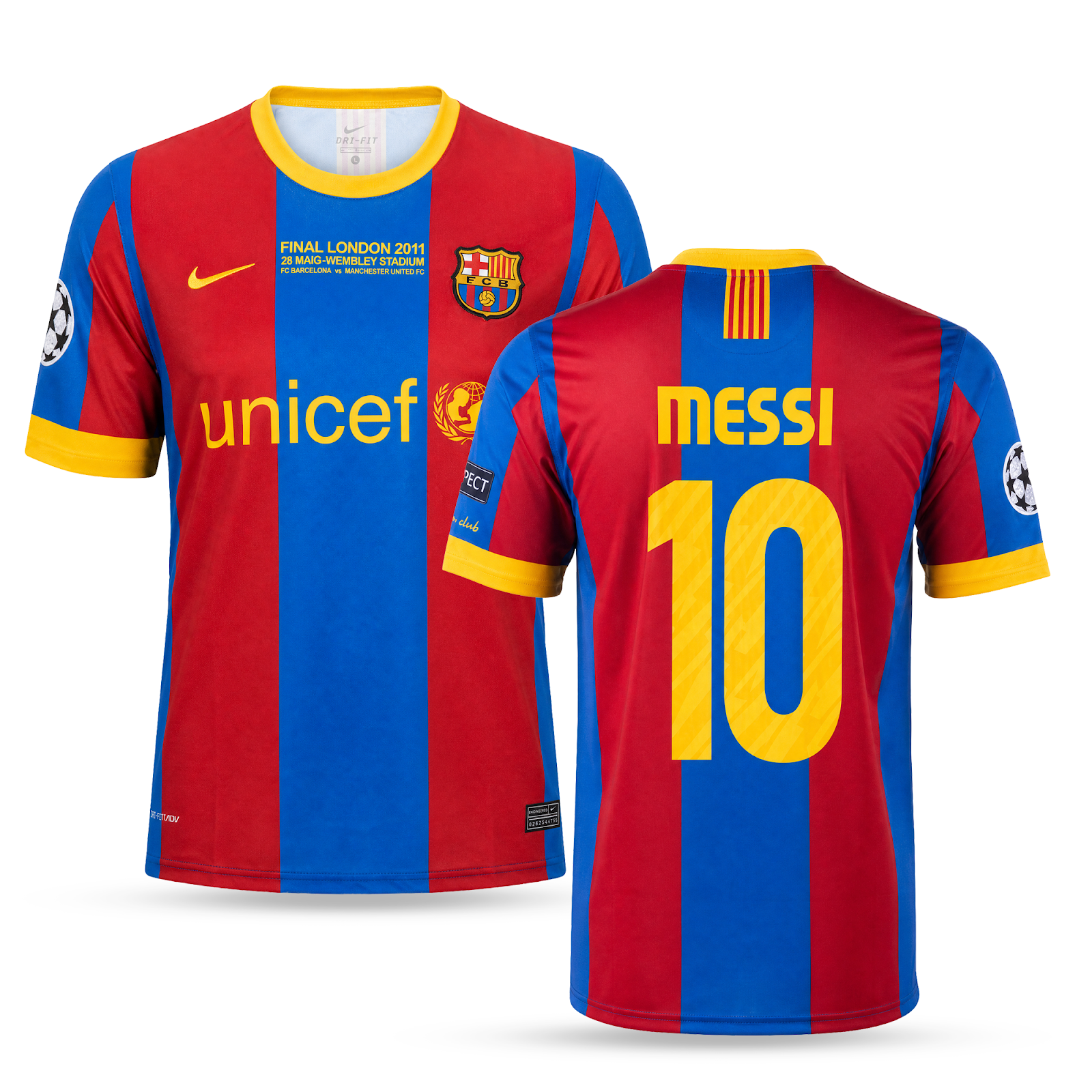 Barcelona moški dres, Messi. CL finale 2011