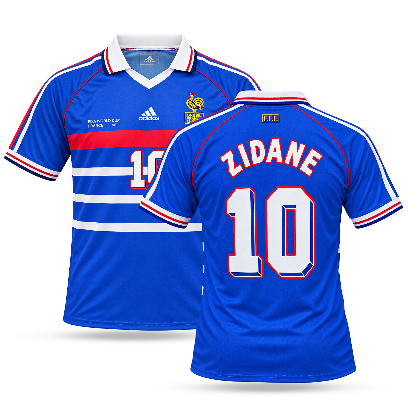 Francija moški dres, Zidane, SP Francija '98
