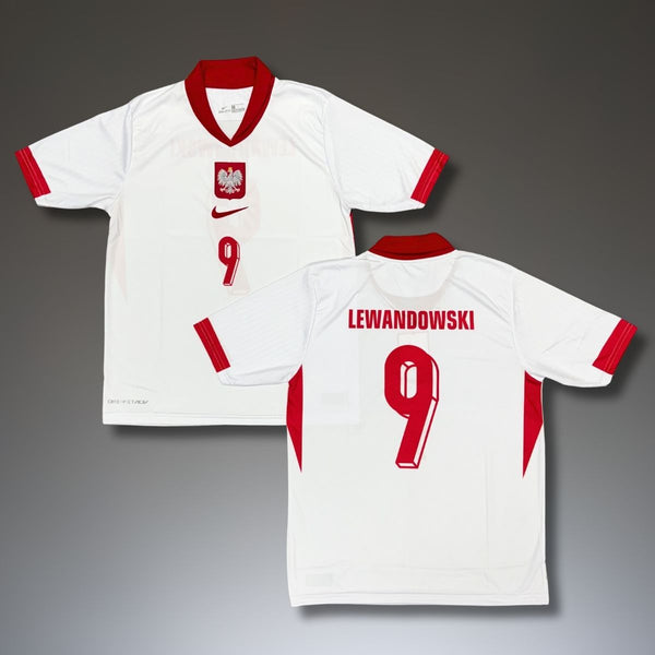 Poljska moški dres, Lewandowski. EURO 2024