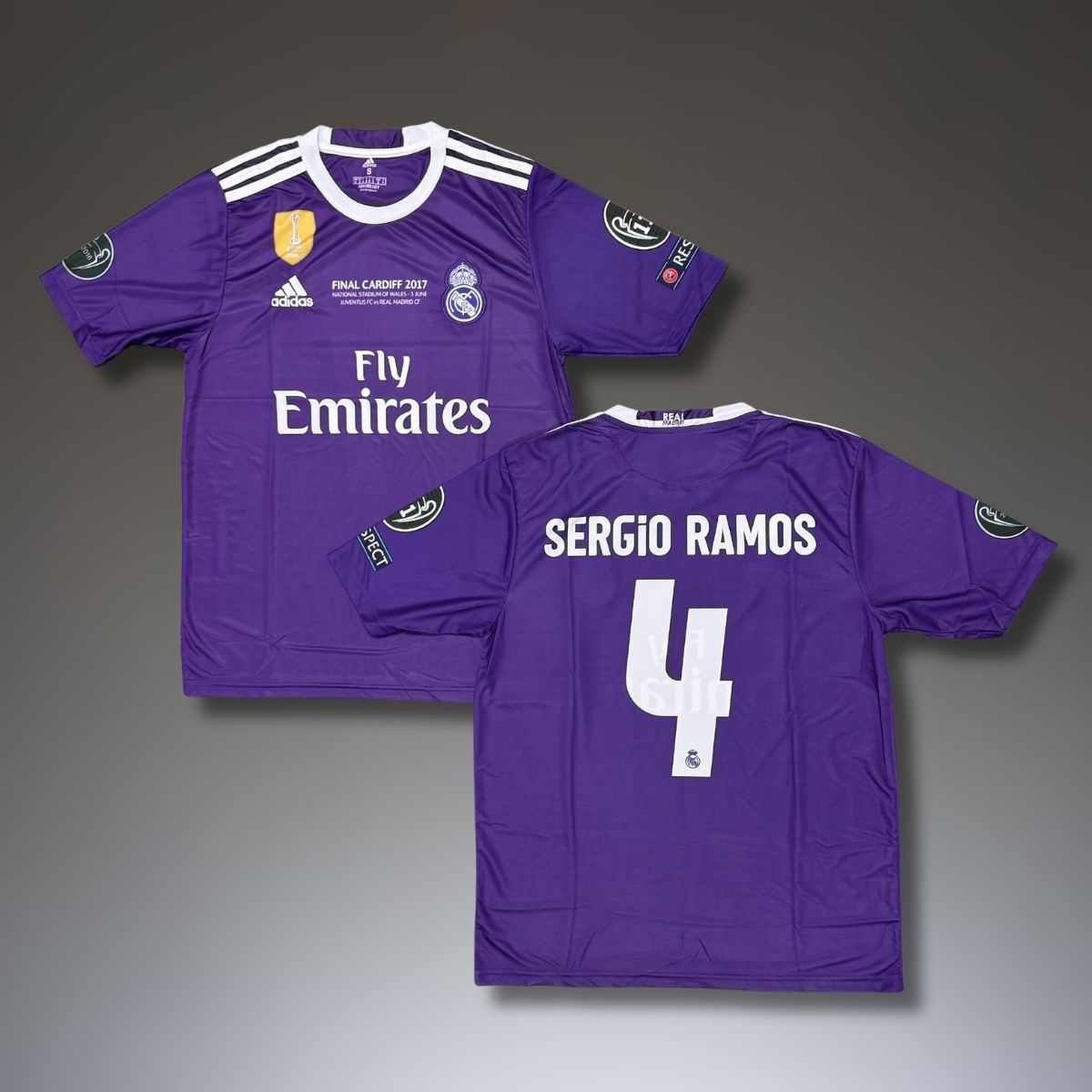Real Madrid Moški Dres, Ramos. Finale CL 2017
