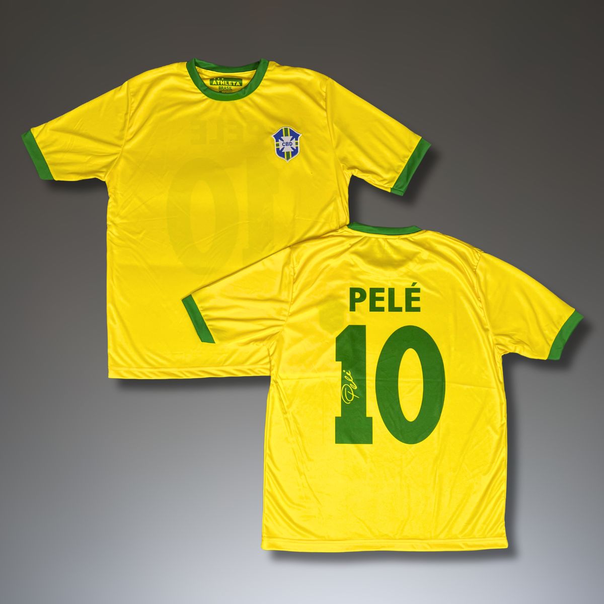 Brazilija Moški klasični dres, Pele. Classic 1970