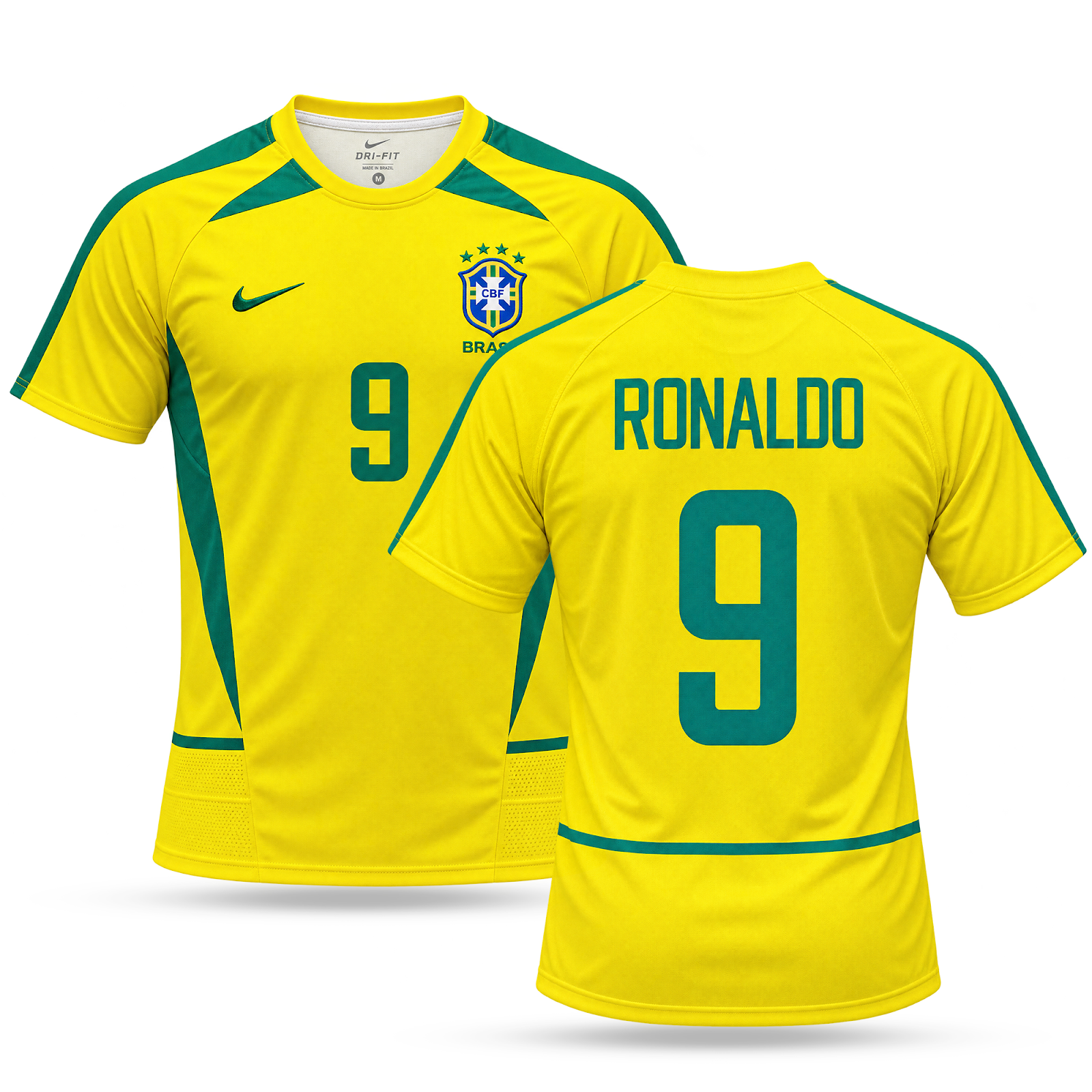 Brazilija moški dres, Ronaldo. SP 2002