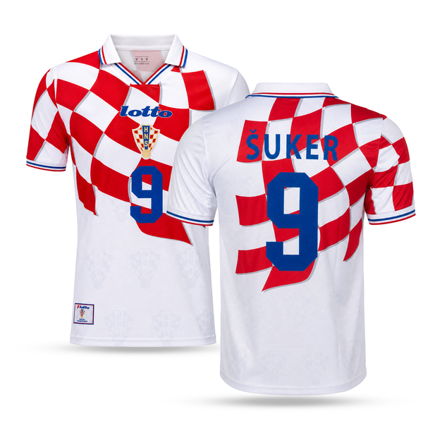 Croatia moški dres, Suker. Svetovno prvenstvo Francija 1998