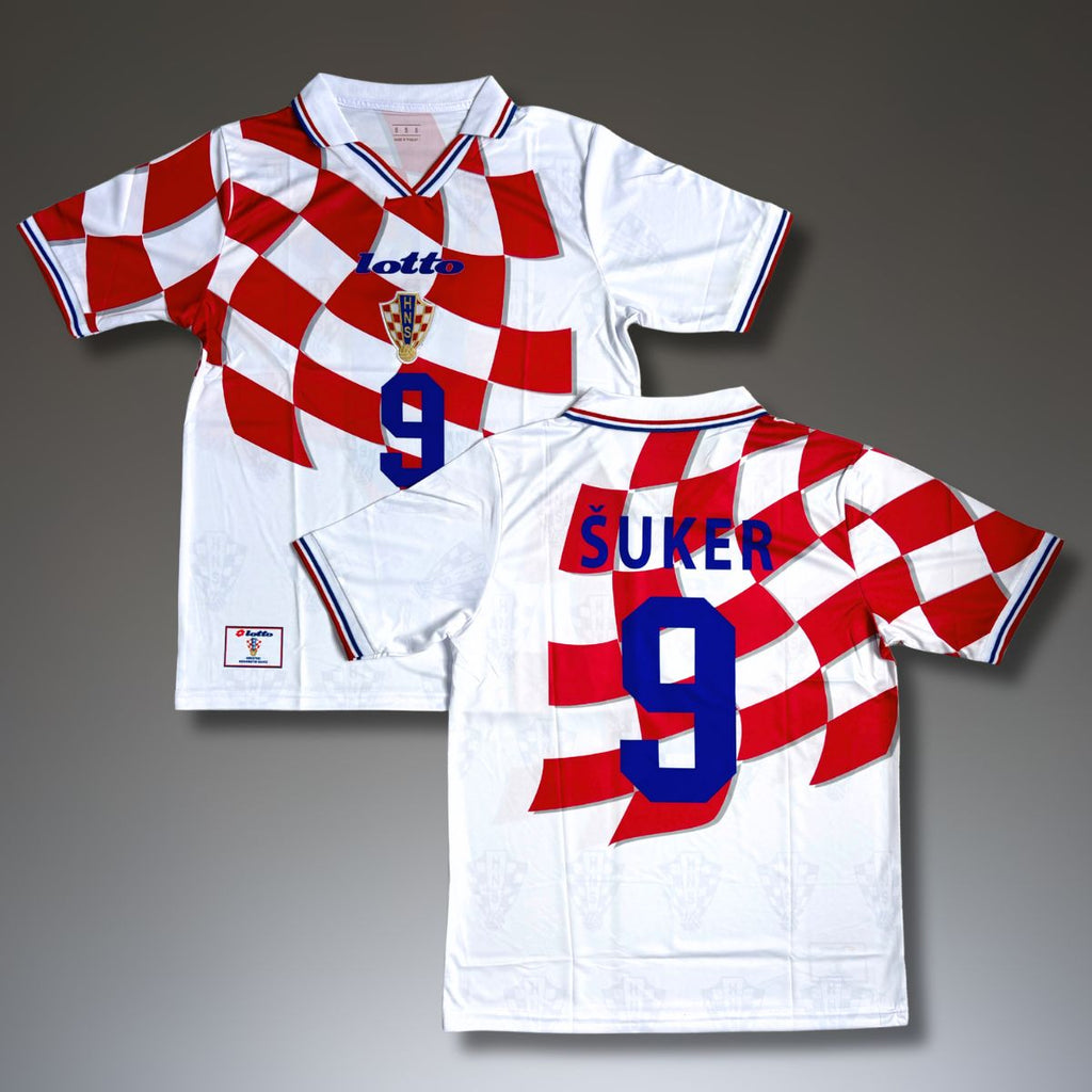 Croatia moški dres, Suker. Svetovno prvenstvo Francija 1998