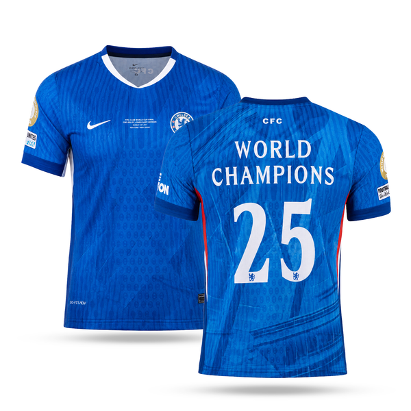 Chelsea moška majica. Svetovni prvaki izdaja 2025
