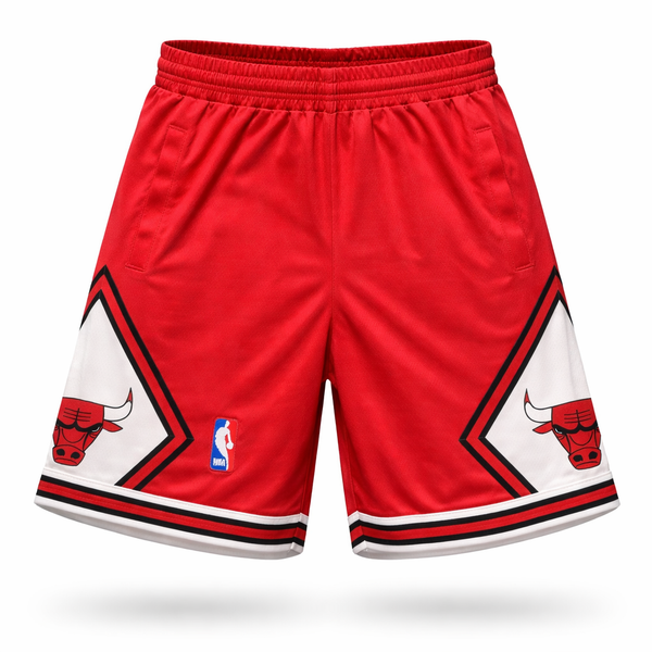 Chicago Bulls Moške Kratke Hlače. Rdeče