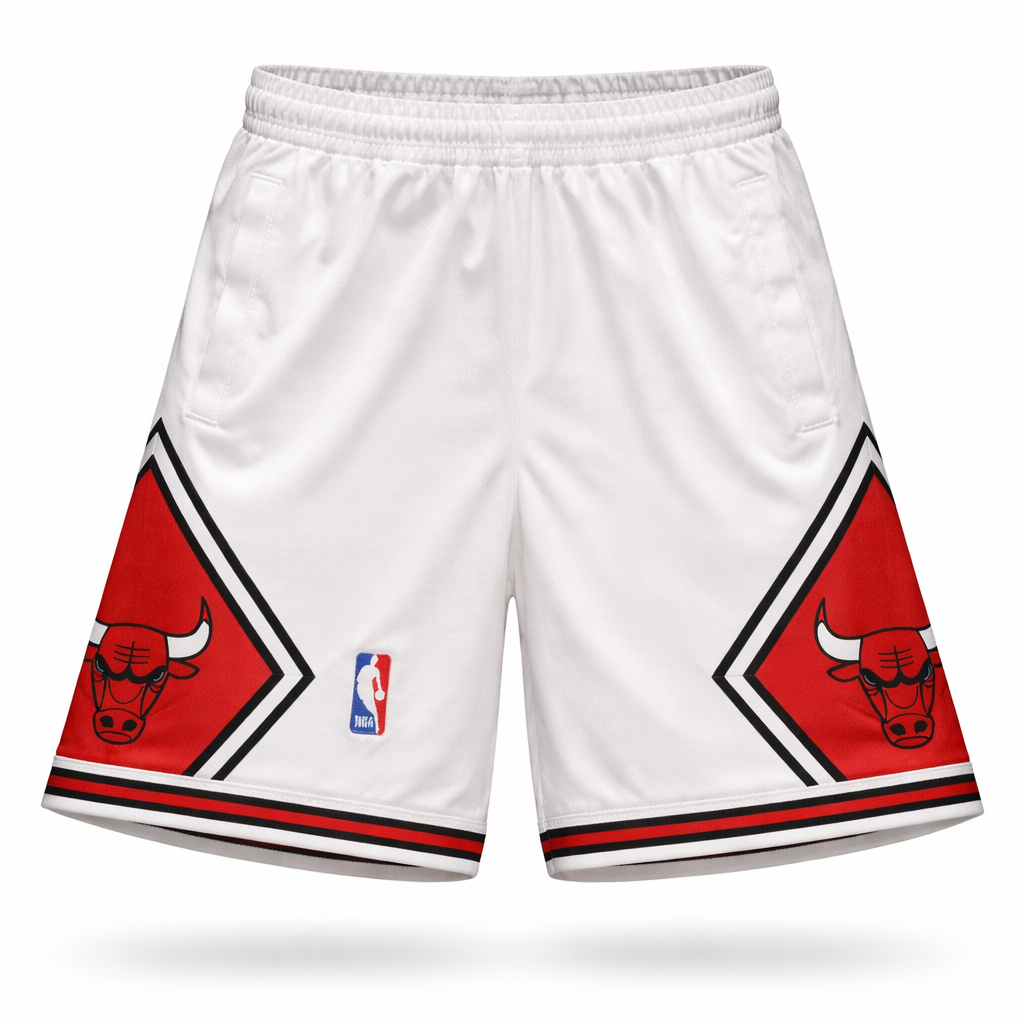 Chicago Bulls Moške Kratke Hlače. Bele